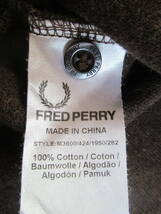 FRED PERRY フレッドペリー 半袖 Slim Fit ポロシャツ 茶 LL 2L XL 3L XXL 身幅60cm_画像3