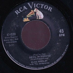 Elvis Presley With The Jordanaires - (You're The) Devil In Disguise / Please Don't Drag That String Around (A) RP-GB091