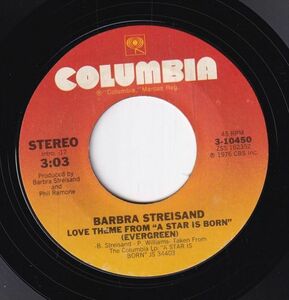 Barbra Streisand - Love Theme From A Star Is Born (Evergreen) / I Believe In Love (A) SF-CH617