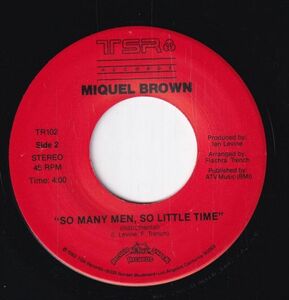 Miquel Brown - So Many Men, So Little Time / Inst (A) RP-CH589