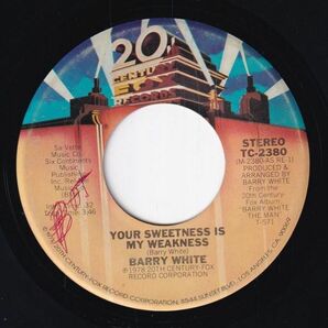 Barry White - Your Sweetness Is My Weakness / It's Only Love Doing Its Thing (A) SF-CH372の画像1