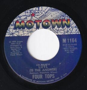 Four Tops - It's All In The Game / Love (Is The Answer) (A) SF-CH388