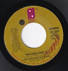 Harold Melvin And The Blue Notes - Bad Luck Pt.1 / Pt.2 (B) SF-CH490