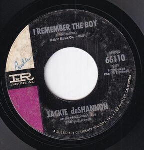 Jackie DeShannon - What The World Needs Now Is Love / I Remember The Boy (B) SF-CH521