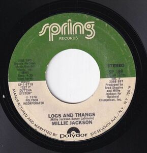 Millie Jackson - Keep The Home Fire Burnin' / Logs And Thangs (A) SF-CH424