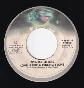 Pointer Sisters - Fire / Love Is Like A Rolling Stone (B) SF-CH515