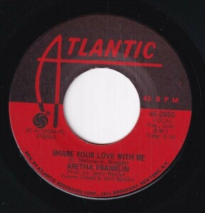 Aretha Franklin - Share Your Love With Me / Pledging My Love (A) SF-CJ154