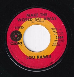 Lou Rawls - I Can't Make It Alone / Make The World Go Away (A) SF-CJ217