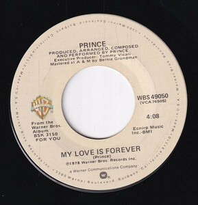 Prince - I Wanna Be Your Lover / My Love Is Forever (A) SF-CJ078