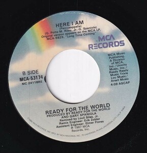 Ready For The World - Here I Am / Here I Am (Percussappella) (A) SF-CJ039