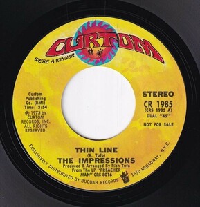 The Impressions - Thin Line / I'm Loving You (A) SF-CJ179