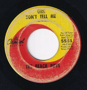 The Beach Boys - Barbara Ann / Girl Don't Tell Me (C) RP-CG642