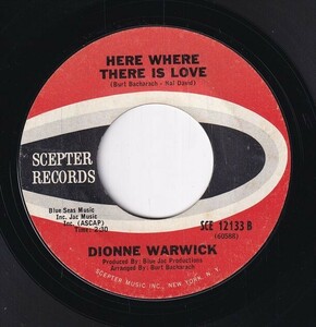 Dionne Warwick - Message To Michael / Here Where There Is Love (B) SF-CF432