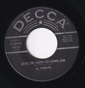 Al Hibbler - After The Lights Go Down Low / I Was Telling Her About You (A) OL-CH246