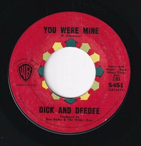 Dick And DeeDee - Remember When / You Were Mine (A) RP-CH039