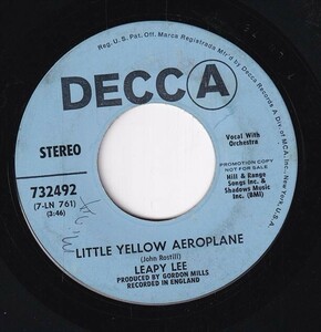 Leapy Lee - Little Yellow Aeroplane / Boom Boom (That's How My Heart Beats) (B) RP-CH309
