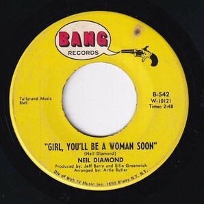 Neil Diamond - Girl, You'll Be A Woman Soon / You'll Forget (B) RP-CH277の画像1