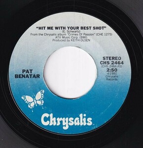 Pat Benatar - Hit Me With Your Best Shot / Prisoner Of Love (A) RP-CH040