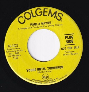 Paula Wayne - Yours Until Tomorrow / It's A Happening World (A) RP-CH124