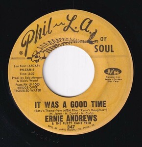 Ernie Andrews - Fire And Rain / It Was A Good Time (B) SF-CH151