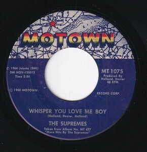 The Supremes - Back In My Arms Again / Whisper You Love Me Boy (A) SF-CH213