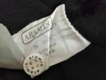 kkyj2304 ■ Aramis Club ■ アラミス ポロシャツ カットソー トップス 半袖 鹿の子 コットン 黒 M_画像10