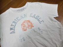 kkyj1903 ■ AMERICAN EAGLE OUTFITTERS ■ アメリカンイーグル Tシャツ トップス カットソー 半袖 白 コットン M_画像8
