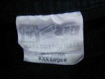ssy8450 TOUCH 50 半袖 Tシャツ カットソー ブラック ■ 無地 ■ クルーネック コットン100 大きいサイズ XXL_画像9