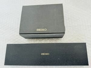 ☆1000円スタート☆　セイコー　メカニカル　黒/赤　化粧箱　　SEIKO　BOX