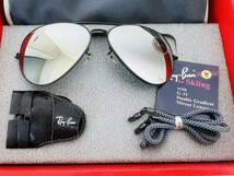 ☆1000円スタート☆　レイバン　Ray Ban　ブラックメタルⅡ　ダブルミラー　限定品　デットストック品_画像4