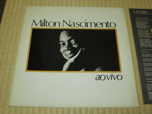 Milton Nascimento ミルトン・ナシメント Ao Vivo アオ・ヴィーヴォ ブラジル LP ガル・コスタ GAL COSTA 