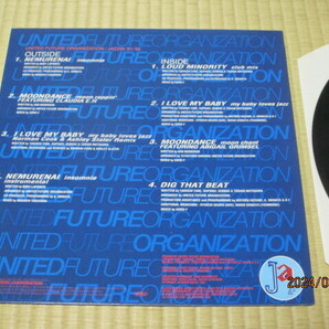 UNITED FUTURE ORGANIZATION JAZZIN ユナイテッド・フューチャー・オーガニゼイション U.F.O. '91-'92 英 LP 矢部直 ラファエル・セバーグの画像2