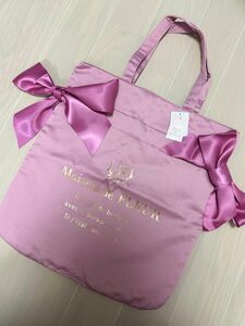 Maison de FLEUR ダブルリボントートバッグ