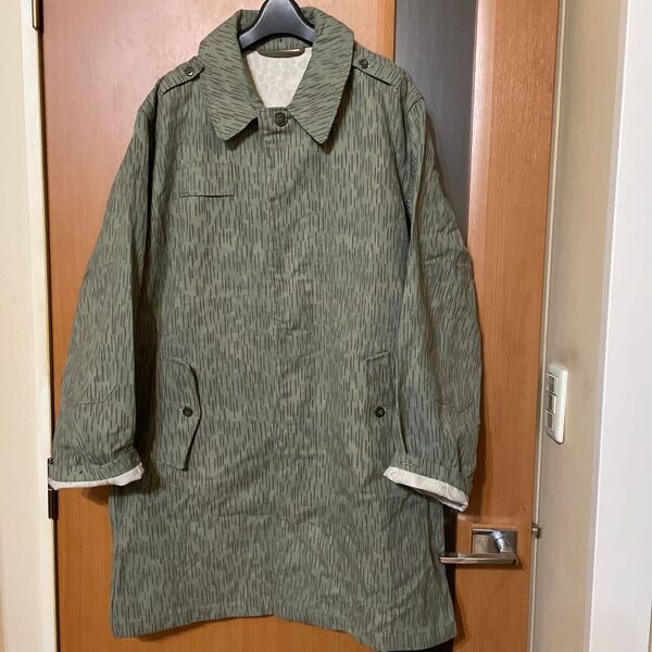 希少 『Czech Army』60s チェコ軍レインドロップカモフィールドコート VINTAGE ミリタリー 軍物 ヴィンテージ 古着 ステンカラーコート ④