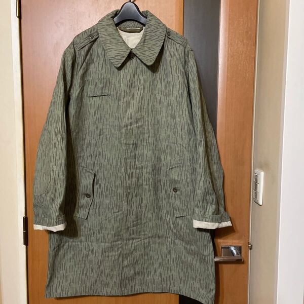 希少 『Czech Army』60s チェコ軍レインドロップカモフィールドコート VINTAGE ミリタリー 軍物 ヴィンテージ 古着 ステンカラーコート ⑤