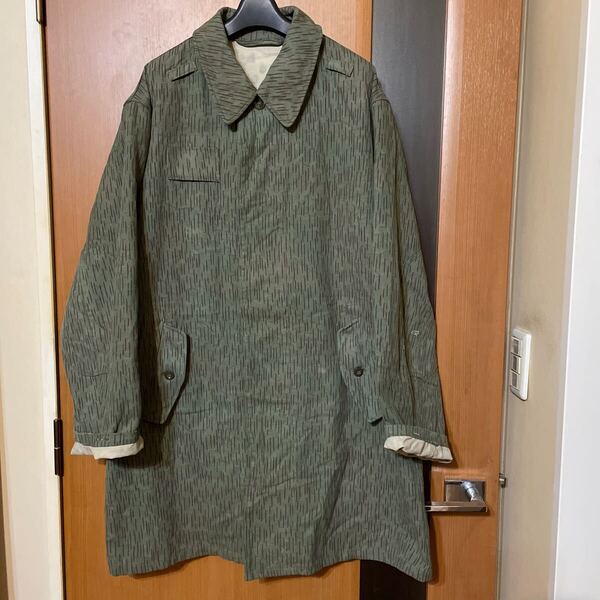 希少 『Czech Army』60s チェコ軍レインドロップカモフィールドコート VINTAGE ミリタリー 軍物 ヴィンテージ 古着 ステンカラーコート 11