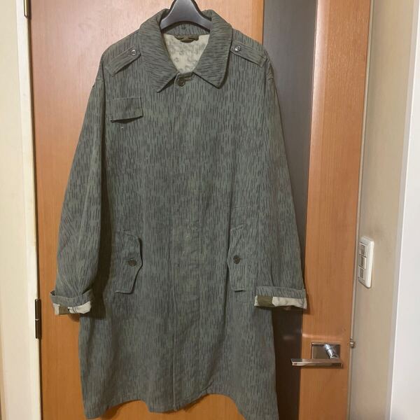 希少 『Czech Army』80s チェコ軍レインドロップカモフィールドコート VINTAGE ミリタリー 軍物 ヴィンテージ 古着 ステンカラーコート 15