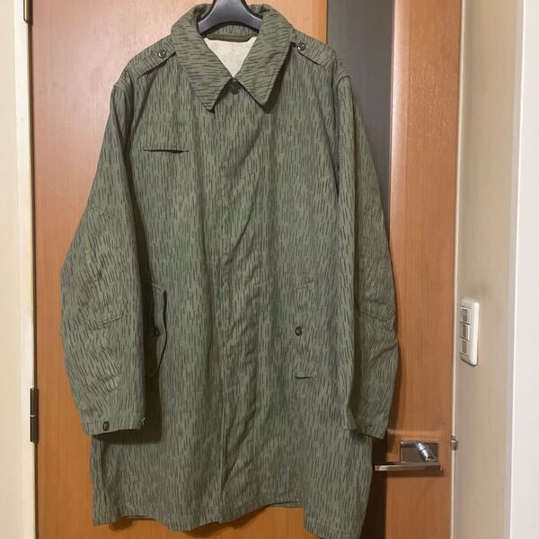 希少 DEAD STOCK『Czech Army』64年製チェコ軍レインドロップカモフィールドコート VINTAGE ミリタリー 軍物 ヴィンテージ 古着 22