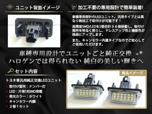 ライセンスランプ シエンタ NCP170系 H27.7～ 純正交換タイプ LED ライセンスユニット_画像2