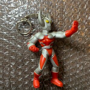 ウルトラの父 ウルトラマン 円谷プロ 当時物 昭和レトロ キーホルダー ソフビ 正規品 ウルトラマンタロウの画像1