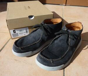 ◆◇Clarks Driftway Top クラークス ドリフトウェイ トップ ブラックスエード モカシンブーツ サイズUK7/25cm 2021AW◇◆