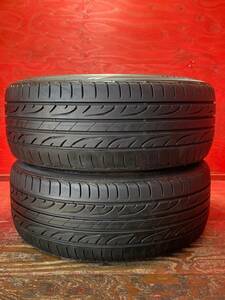 225/40/R19 89W DUNLOP LE MANS LM704 製造年2016, 2本 80% バリ山 *09