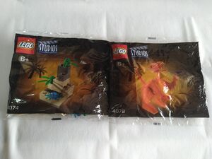 LEGO STUDIOS 4074 クモ 4078 恐竜 セット レゴ コカ・コーラ