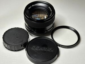 京セラ コンタックス CONTAX カールツァイス Carl Zeiss プラナー Planar 50mm F1.4 美品！