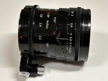 希少 アルパ ALPA マクロスイター KERN-MACRO-SWITAR 50mm F1.8 AR 黒鏡胴タイプ 美品 フード・前後キャップ付！_画像3