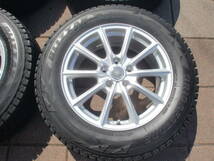 良品 ブリヂストン ECO FORME & 9.9~9.7mm山 BLIZZAK DM-V2 225/65R17 RAV-4X-TRAILCX-5CX-8CR-Vアウトバックエスクード　手渡し可　送料安_画像3