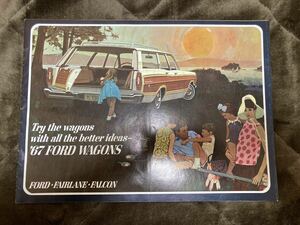 カタログ '67 FORD WAGONS フォード フェアレーン ファルコン 16ページ