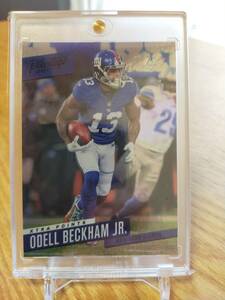 NFL【ODELL BECKHAM JR.】 2017 PANINI PRESTIGE FOOTBALL Black Prizm 1/1 1of1 