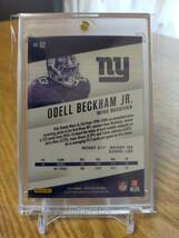 NFL【ODELL BECKHAM JR.】 2017 PANINI PRESTIGE FOOTBALL Black Prizm 1/1 1of1 _画像2