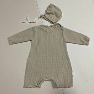 ベビーセレモニードレス　ワッフル ロンパース ベビー服